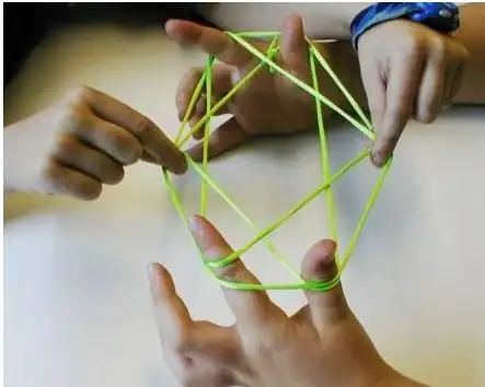 90后童年游戏翻花绳