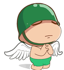 炮炮兵天使呆萌许愿gif动图_动态图_表情包下载_soogif