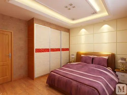 6万80㎡简约二房装修雅致风格月伴林湾-红星美凯龙家装效果图