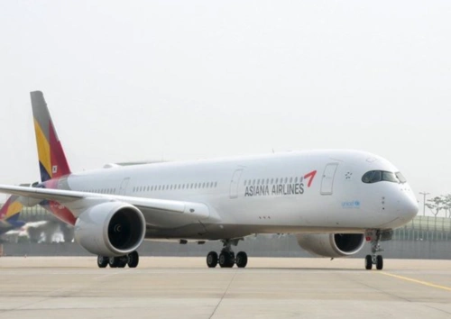 9月24日,韩亚航空a350-900"客改货"飞机搭载着it