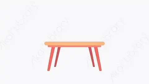 图片素材-027餐桌 table扁平mg卡通家具和家居装饰vol1元素图标