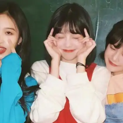 新款闺蜜三人三张头像女生高清图片