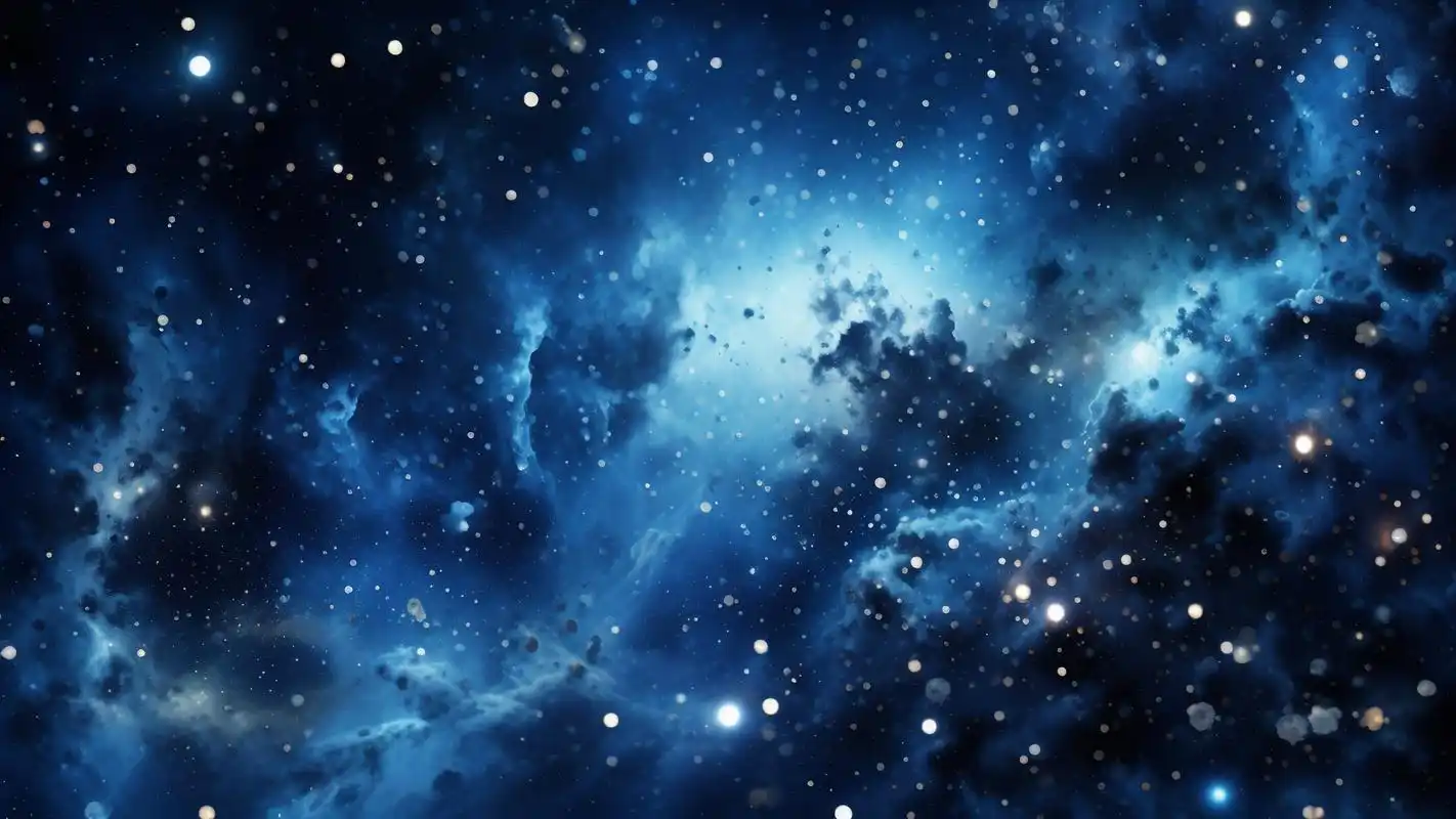 浅蓝色星空壁纸,梦幻般的美90 想象一下,你的手机屏幕或电脑桌面换