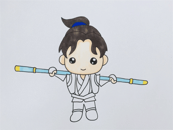 卡通简笔画至尊宝