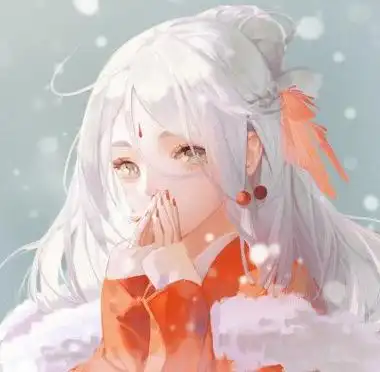 动漫头像女白发蓝瞳古风 动漫头像图片大全 -【爱个性】