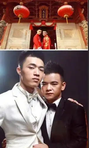 祝福~福建首对男同性伴侣拍婚纱照 国庆节举办婚礼