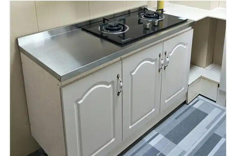 橱柜简易组装经济型不锈钢台面厨柜灶台柜厨房出租房农村家用柜屋