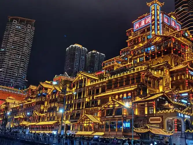 重庆洪崖洞夜景图片大全 重庆夜景真实高清照片(原创)