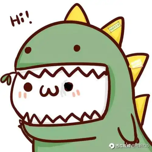 手绘团子版迷斯拉这个迷你世界头像可是好多人都在用哦