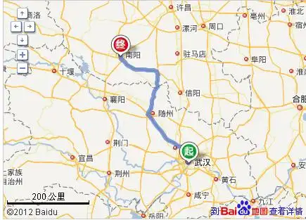 展开全部 武汉到南阳395.9公里,重庆到南阳923.7公里.