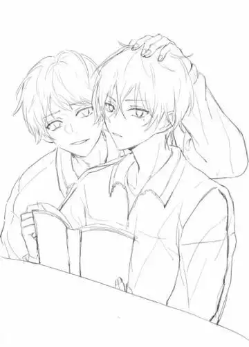 贺朝谢俞q版简笔画教程