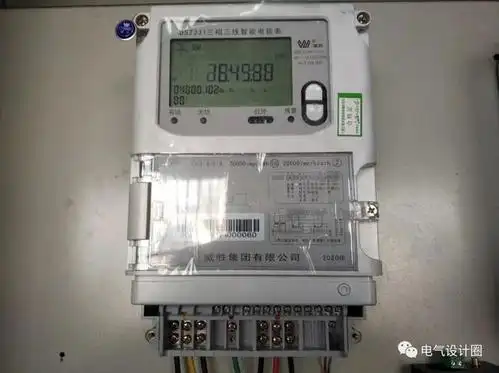 配电柜里安装一个三相三线电表,应该如何进行接线?