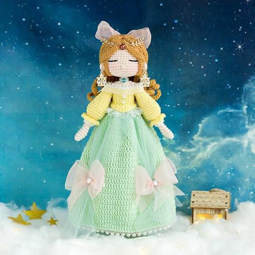 苏苏姐家天秤座玩偶解闷手工diy材料包钩针娃娃编织棉毛线团尛