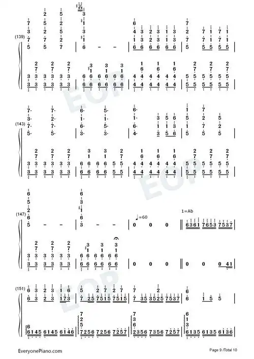 battle against a true hero-传说之下ost-undertale ost双手简谱预览