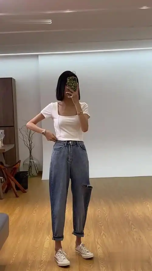 身高158体重80斤 夏夏穿的最小码,现货3天左右发货早秋新款-时尚视频