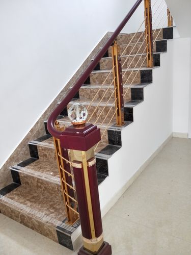 铝镁合金楼梯扶手护栏起步柱飘窗阳台栏杆围栏将军在楼梯扶手护栏