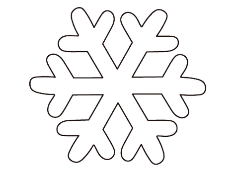 简单的雪花简笔画儿童雪花简笔画图片雪花简笔画教程图片简单又好看