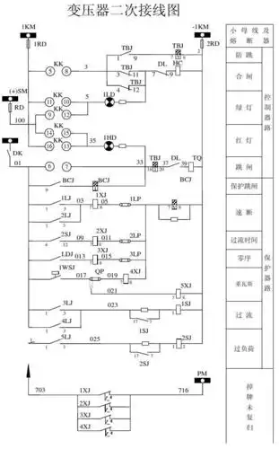 变压器二次接线图