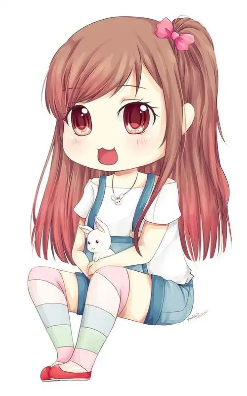 02:26:51萌 q版 二次元 美女 插画 动漫素材——q版人物【现代古风的