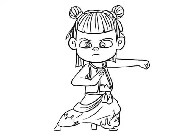 素描魔童哪吒简笔画先画眼教程哪吒简笔画哪吒简笔画儿童画哪吒简笔画