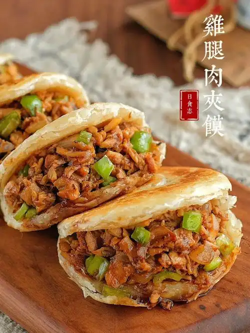 超好吃的的鸡肉肉夹馍的做法兴欣儿eva