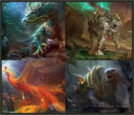 四大神兽vs四大凶兽vs四大灵兽