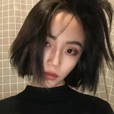 短发真人高冷超拽帅气女生头像宋原