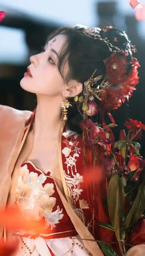 #生而如诗##国风大典##国风##摄影##张予曦红衣古装美到我失语#