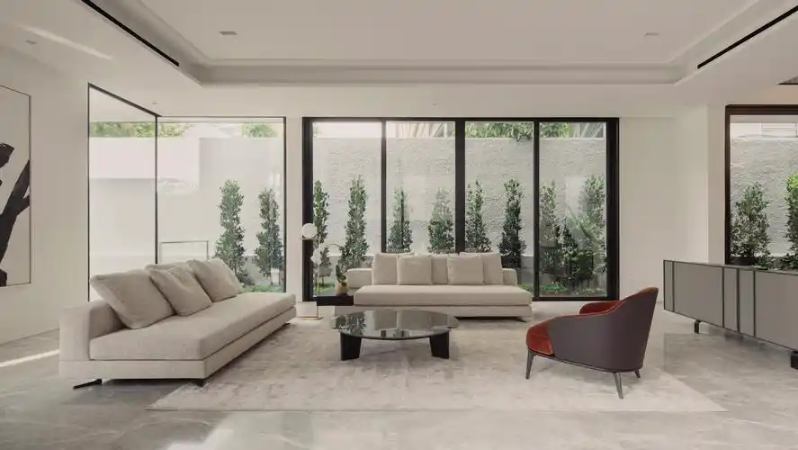 空旷大气,采光十足的客厅.