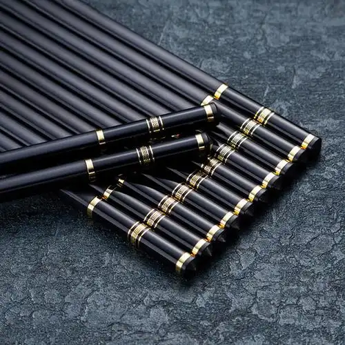 铝合金筷子 筷子铝合金级五星级酒店家专用可消毒筷防发霉10双 定制 h