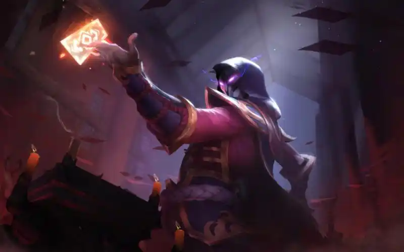 【lol手游】腥红之月卡牌大师,最高画质特效_哔哩哔哩bilibili_英雄