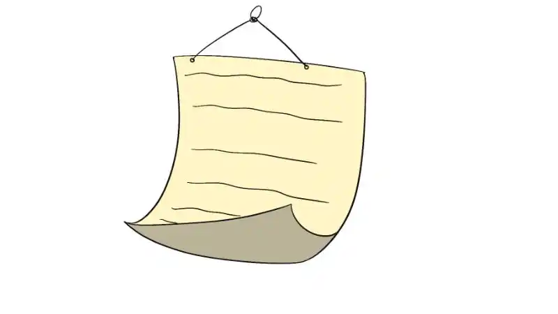 67便签纸纸张简笔画 67便签纸67纸张简笔画怎么画