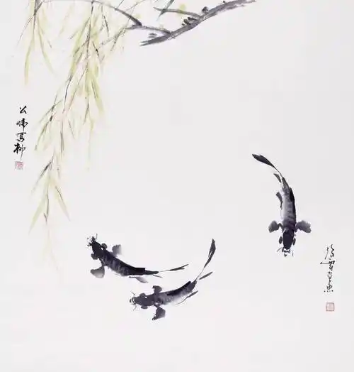 国画| 田世光笔下的小鱼儿,真快活!