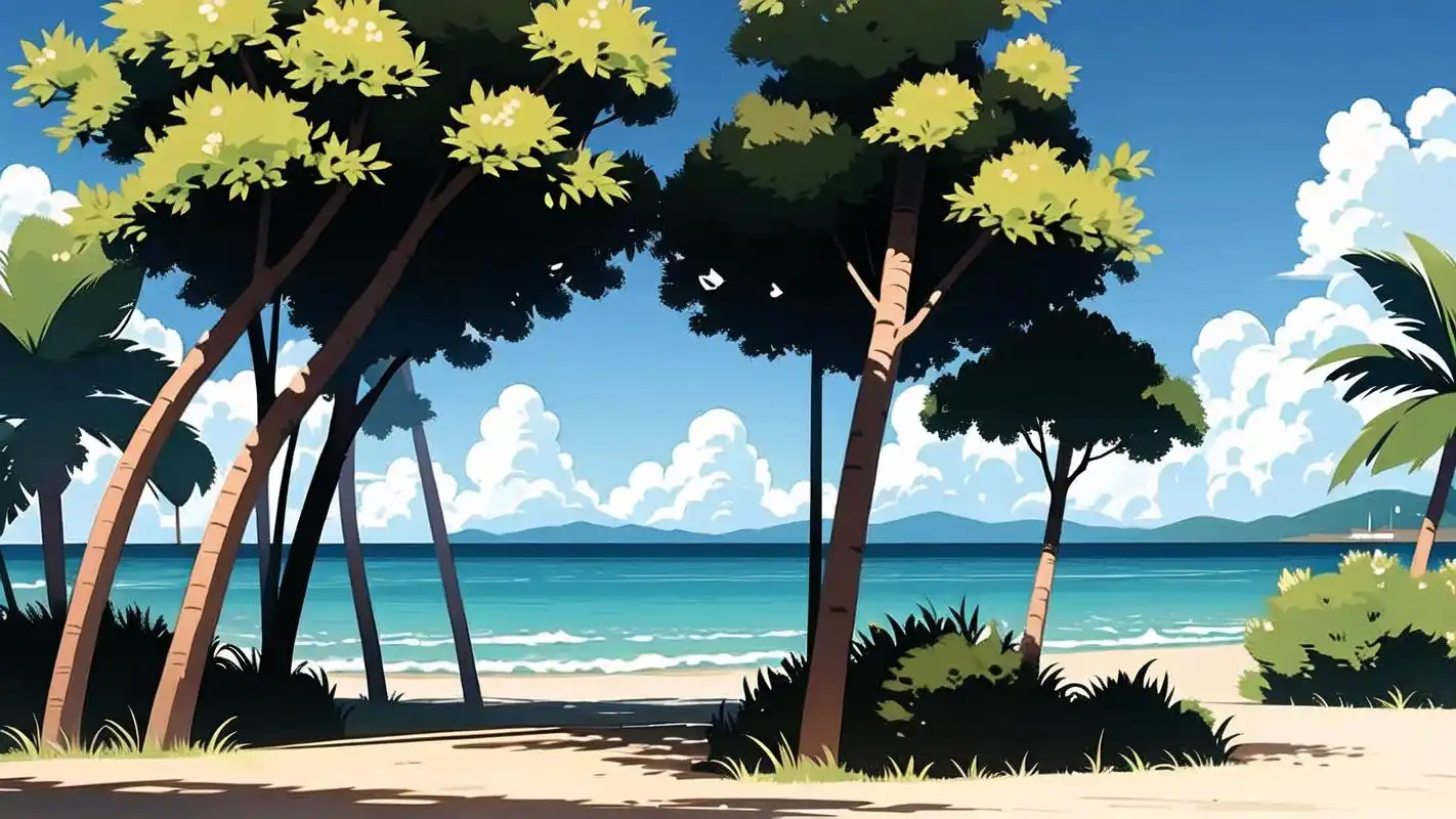 夏日清凉海滩背景图大放送9215 夏日炎炎,清凉海滩背景图来一波