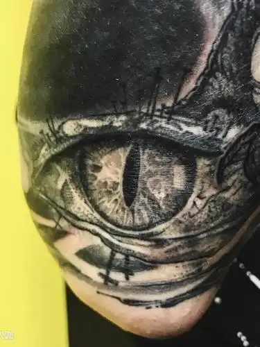 恶魔之眼_纹身图案手稿图片_吴依泽的纹身作品集