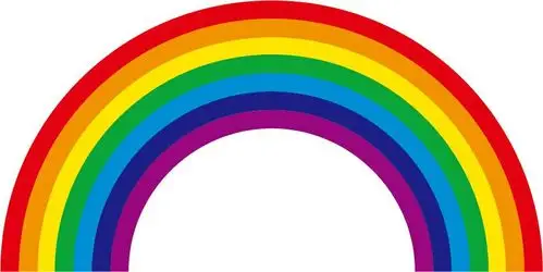 让我们来一起认识彩虹的颜色吧