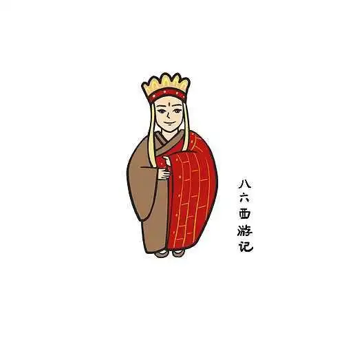 西游记人物简笔画唐僧