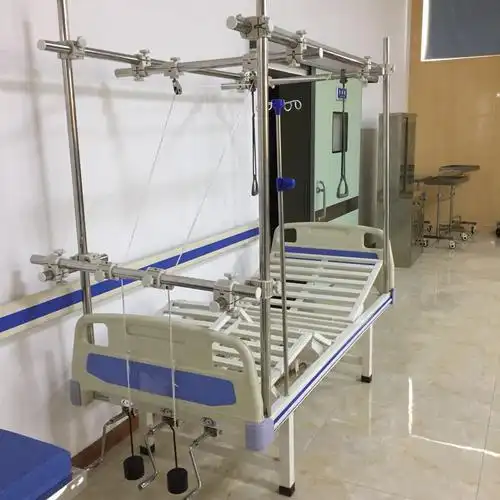 床头双摇骨科牵引床 喷塑按摩床 钢质输液椅 量大价优