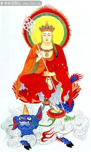 南无大愿地藏王菩萨唐卡下载