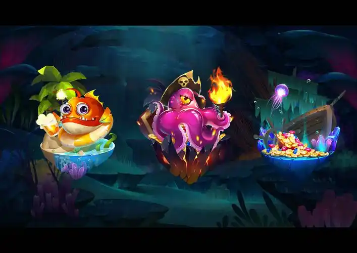 2018捕鱼项目设定作品集|插画|游戏原画|rei鹿兮 - 原创作品 - 站酷