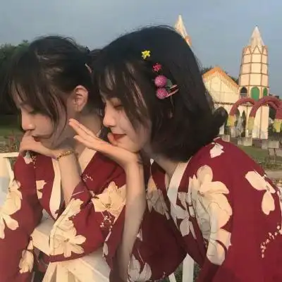 闺蜜合照头像古风汉服 古风闺蜜头像真人图片