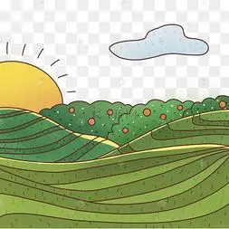 植物播种收割茶田茶园山茶绿茶山