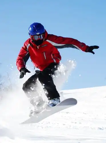 > 中俄边城单板滑雪表演赛