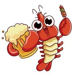 麻辣小龙虾 龙虾 简笔画