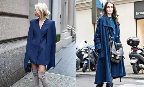 深牡丹蓝大衣— 76 —就连dior先生都说:在所有色彩中,唯有蓝色与