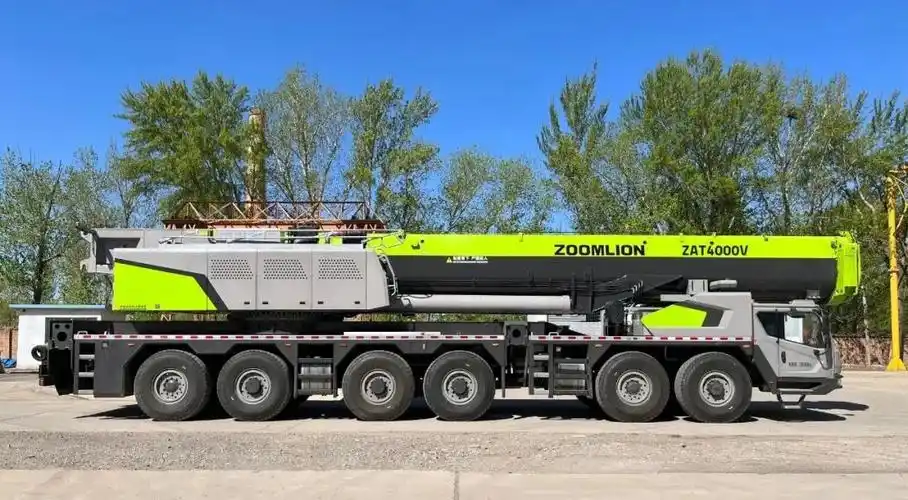 新车发布zat4000v863中联重科400吨全地面双发起重机震撼来袭