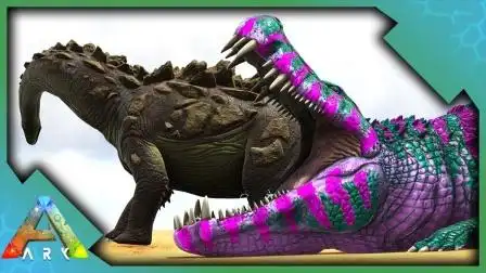方舟生存进化 罗修05:逆天收服 比十座山还大的泰坦龙!