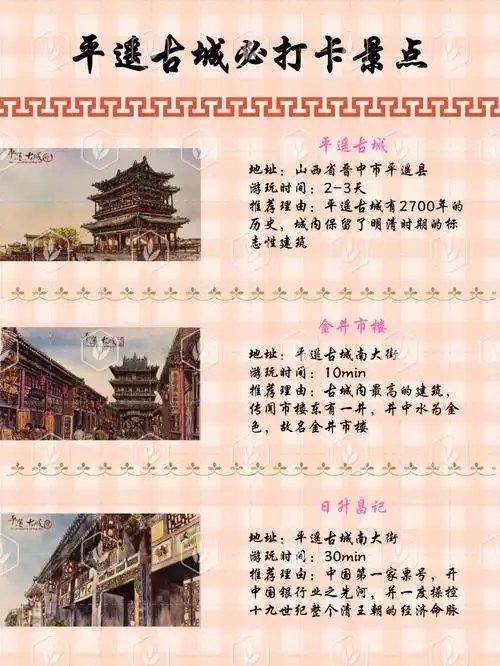 平遥旅游攻略