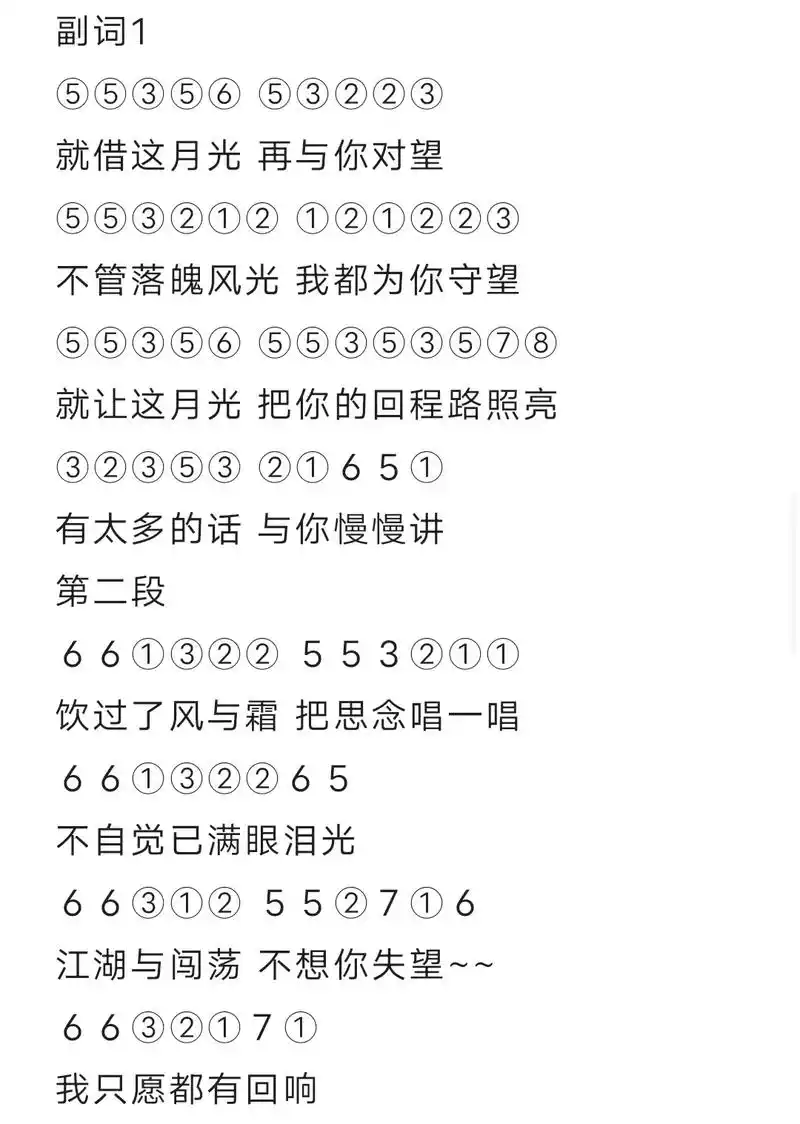 光遇简谱第二百五十四期 #光遇琴谱 #光遇 #借月 - 抖音