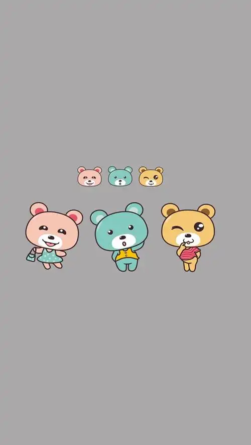三只小熊!
